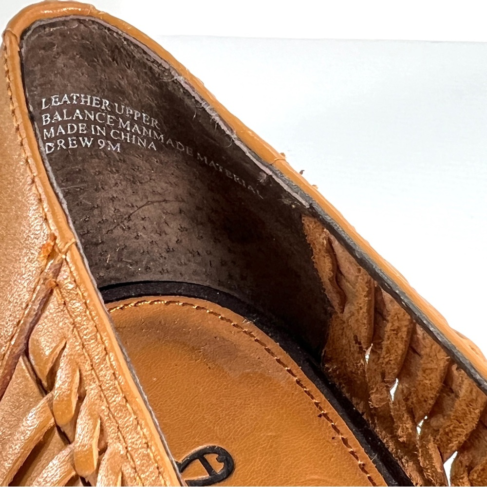 Etienne Aigner Sz 9M Genuine Leather Loafer Pump Heel Brown Drew Closed Toe - Picture 13 of 14